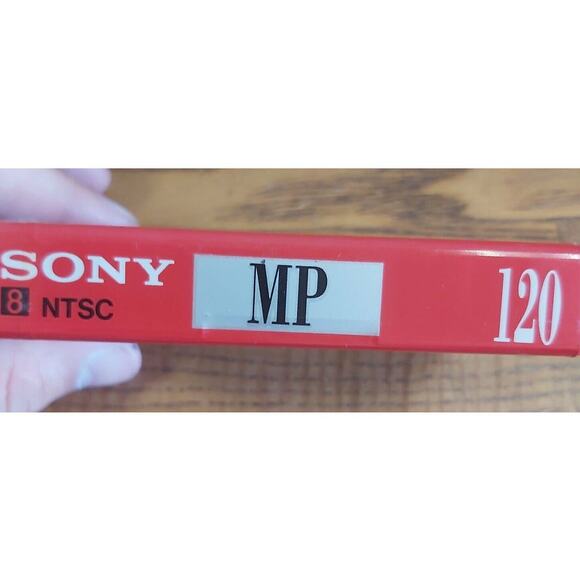 Sony 8mm Blank Video Cassette Tape P6-120MP 120 Minute Recording Time - Sealed - Picture 3 of 4